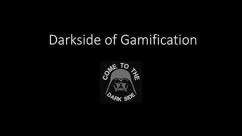 The Dark Side of Gamification