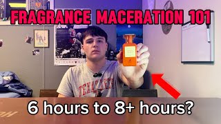 How to macerate fragrances