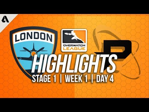 London Spitfire vs Philadelphia Fusion | Overwatch League Highlights OWL Week 1 Day 4