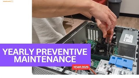 Computer Preventive Maintenance