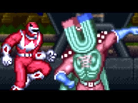 Power Rangers: The Movie (SNES) All Bosses (No Damage)