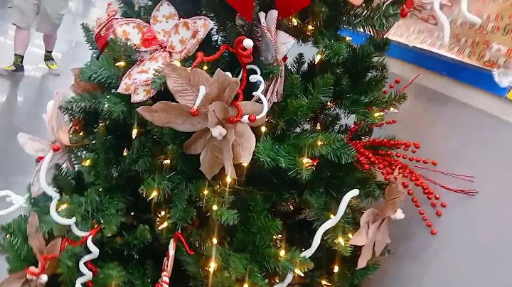 🎄 Christmas Tree By Customer Service at Walmart on Dewey Avenue in Greece, New York, December 7th, 2