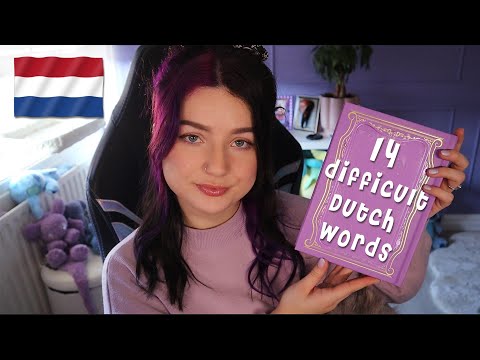 , ASMR ~ Teaching you 14 hard to pronounce words in Dutch ✍️ , ASMR ~ Teaching you 14 hard to pronounce words in Dutch ✍️