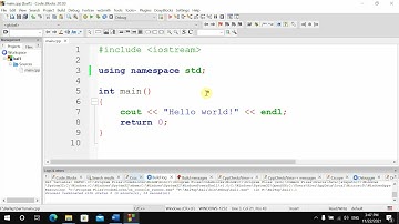 01. Hướng dẫn tạo project và viết chương trình C++ đầu tiên.