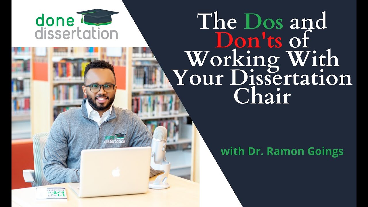 questions to ask your dissertation chair