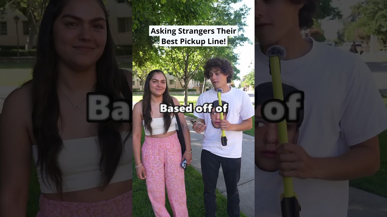 Can You Get a Phone Number by Using a Pickup Line? #Entertainment #Funny #Girls #Viral #Shorts