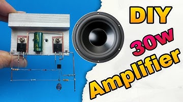 Diy amplifier with tip41 and tip42 | powerful amplifier