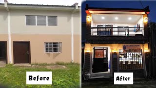 Before and after House Renovation/ Fontana Homes Borland Tanza Cavite