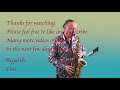 Tim Fulker - (Alto Sax Cover) - Death Theme from "The Untouchables" (Ennio Morricone)