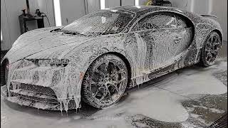 First Wash of an Abandoned Bugatti Chiron (ASMR Car Wash)