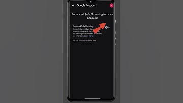 How to enable safe browsing security | Enhance safe browsing google account #shorts