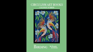 Birding - Color By Number Circulism Book Ajay Quinnell Flipthrough