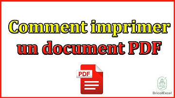 Comment imprimer un document pdf
