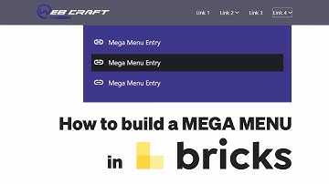 How to create a mega menu in wordpress using bricksbuilder.