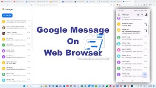 How to Configure Smart phone Google Message Default Application to any Computer Web Browser