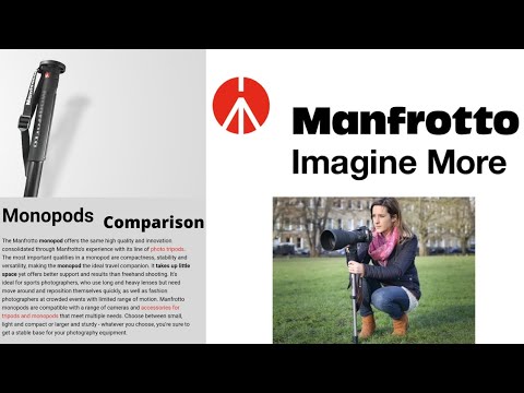 Video: Fotoaparatų Monopodai (16 Nuotraukų): Kaip Vadinasi Fotoaparato Asmenukė? Kaip Pasirinkti Ir Naudoti Fotoaparato Monopodą?