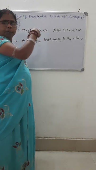 What is the therapeutic effects of inj Mgso4?#nursing #shorts 💢💥💢 - YouTube