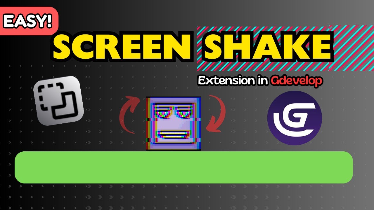 SIMPLE SCREEN SHAKE IN GDEVELOP🔥[EASY] tutorial for beginners💯 - YouTube
