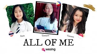 All Of Me | John Legend | Wesing | Karaoke Version | Thailand \u0026 Indonesia \u0026 Philippines (Kids Cover)
