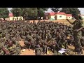 NMS Boys Singing to fire up their Morale