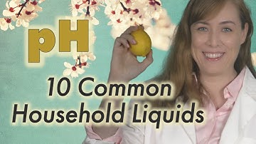 pH of 10 Common Household Liquids | Chemistry | acid or base | pH scale