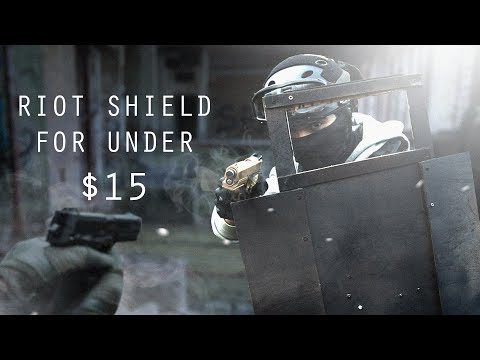 Making an Airsoft Riot Shield for under $15