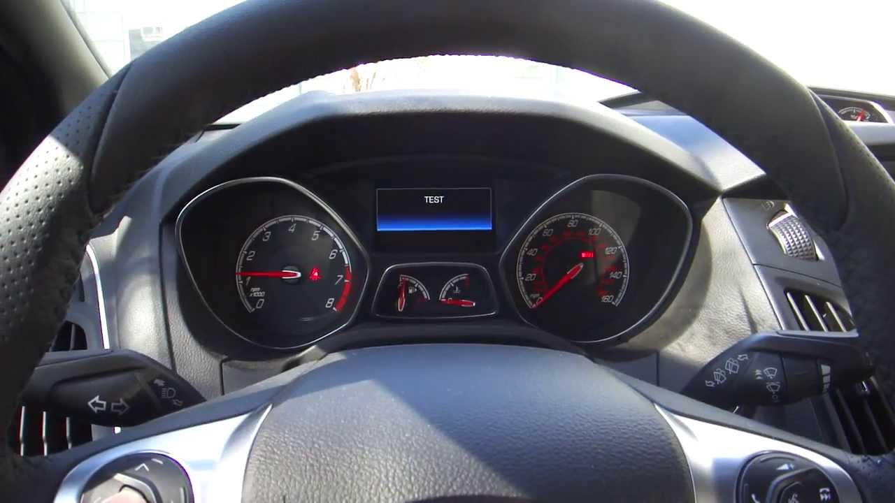 digital Vild Forstyrret Ford Vehicle Test Mode Screens (2014 Ford Focus ST) - YouTube