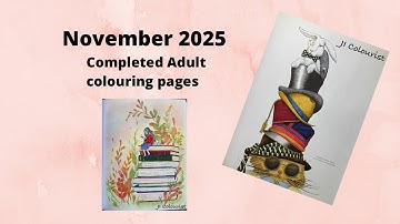 Voltooide kleurplaten voor volwassenen voor november 2025