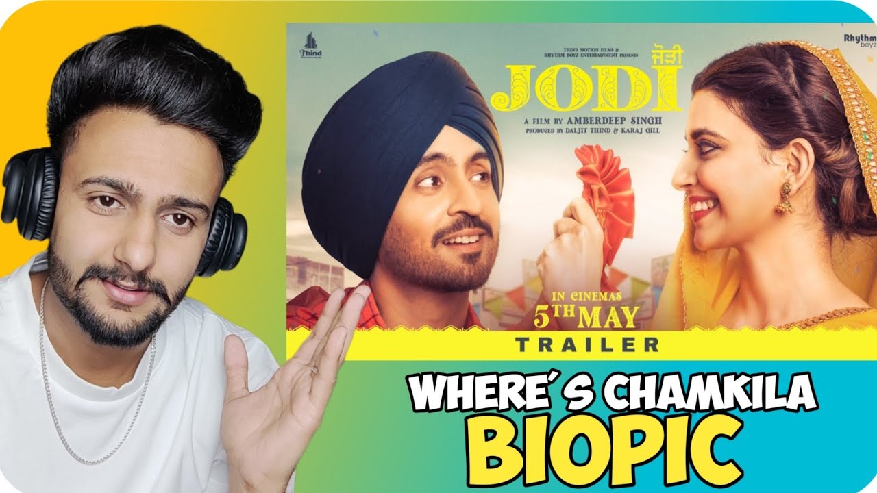 Jodi ( Official Trailer) Diljit Dosanjh | Nimrat Khaira | REACTION VIDEO