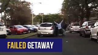 WATCH: Durban thieves give up after relentless pursuit by security officers