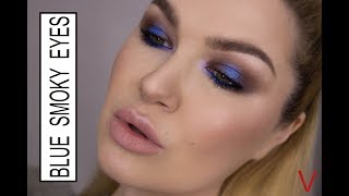 SMOKY EYE WITH A POP OF BLUE || ДЫМЧАТЫЙ МАКИЯЖ С СИНИМ АКЦЕНТОМ || Svetlana Viznuk SMOKY EYE WITH A POP OF BLUE || ДЫМЧАТЫЙ МАКИЯЖ С СИНИМ АКЦЕНТОМ || Svetlana Viznuk