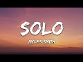 Myles Smith - Solo (Lyrics)