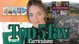 MY *TOP* 5 FAV CURRICULUMS||HOMESCHOOLING MIDDLE AND HIGH SCHOOL