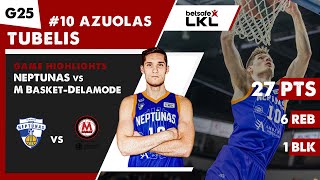 AZUOLAS TUBELIS records CAREER HIGH 27 points in the Lithuanian Basketball League | LKL | NEPTUNAS