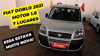 🔥 FIAT DOBLO 2021 MOTOR 1.8 VERSÃO 7 LUGARES 🚀