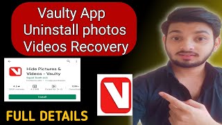 vaulty app uninstall photos Videos recovery | how to recover deleted photos from vault app | 2022 screenshot 5