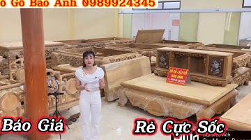 Sập Gỗ Đẹp | Sập Gụ Đẹp | Báo Giá Hàng Loạt Sập Gỗ Gụ Lào Để Trần Mộc |#sapgo #sapgudep #sapgulao