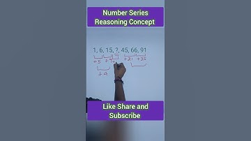 Number Series reasoning concept #sscgd #sscresoning #reasoning #reasoningtricks #ssccgl #ssc #chsl