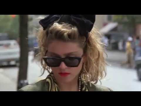 MADONNA eating cheez doodles in Desperately Seeking Susan