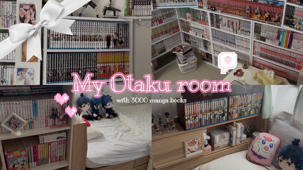 🎀【ROOM TOUR】漫画3000冊＆グッズ収納も！おしゃれオタクの量産部屋🧸💗