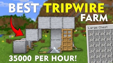 Easiest Fully AFK Tripwire/Emerald Farm For Minecraft 1.21 Java!