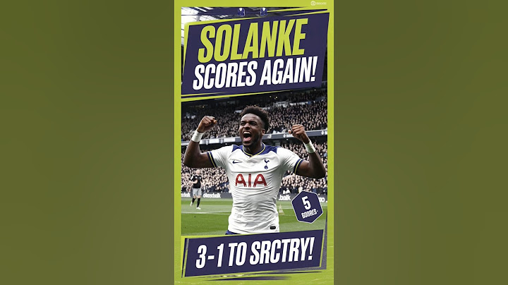 Dominic Solanke Shocks Fans with Another Goal! 🔥 | Spurs Lead 3-1#SolankeScores #SpursVictory