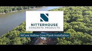 NiCore Hollow Core Plank Installation | Nitterhouse Concrete Products
