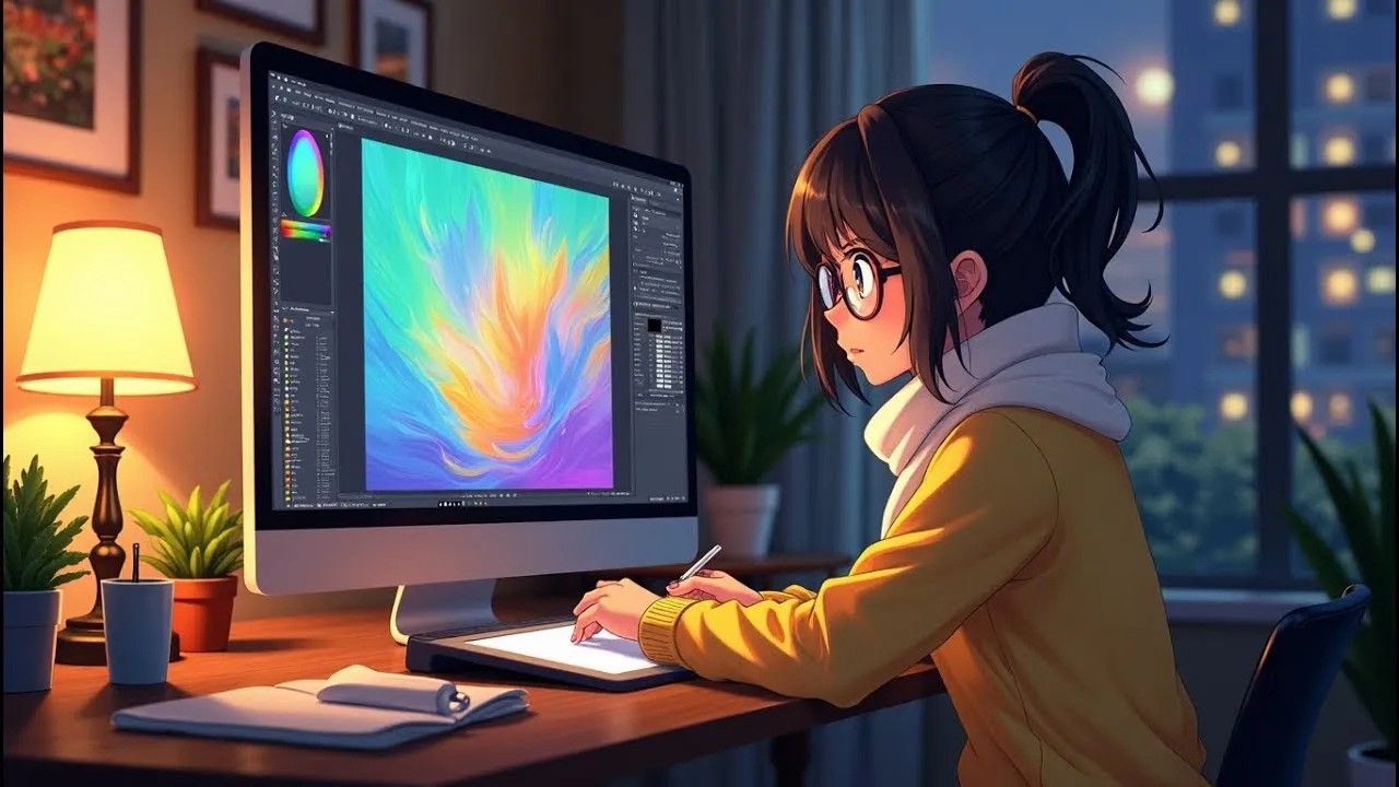 Relaxing Lofi Music ☕ Chill Study Vibes for Late Nights 859