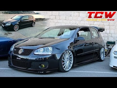 VW Golf MK5 GTI Tdi Bagged on Vossen Rims Tuning Story by