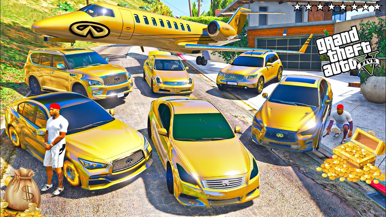 I Stole Every Infiniti Golden cars in GTA 5
