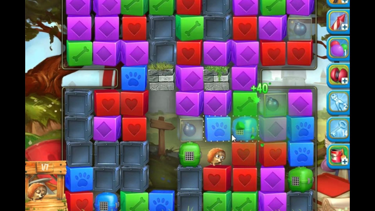 Pet Rescue Saga level 1698 no boosters 😈 ►TOBIAS DEAMON◄