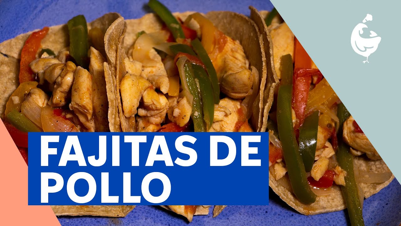 Receta de fajitas de pollo para cambiarle a la pechuga a la plancha
