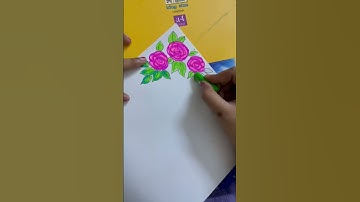 School front page border design, title page border#shorts #projectfiledecoration #border_design