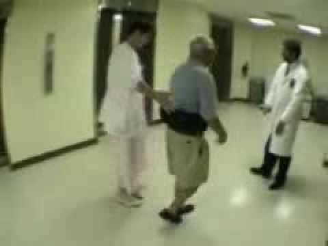 Parkinson's freezing at elevator entrance improves with  the GaitAid